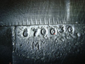 Stamped over engine number