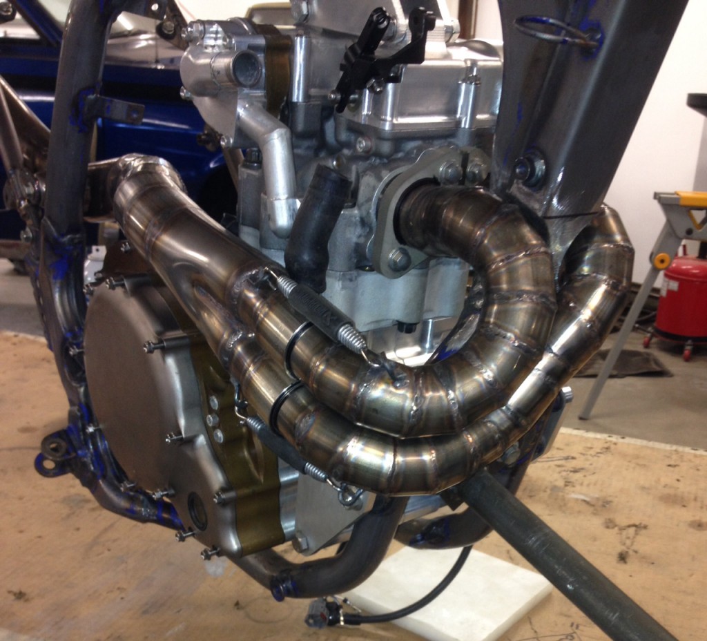 Twin Pipe Exhaust YZM400 