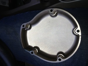 Billet Titanium side cover